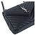 Autre Marque Bolsa de Ombro Chevron College Medium Silver - vista 5