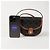 Céline Borsa a tracolla Mini Triomphe in tela Tan - vista 7