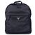 Prada Nylon Triangle Logo Tessuto Backpack Black - view 2