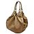 Louis Vuitton Borsa a spalla Large Monogram Mahina Beige - vista 3