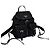 Prada Mochila de nailon con logotipo triangular Small Black