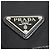 Prada Mochila de nailon con logotipo triangular Small Black - vista 10