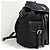 Prada Mochila de nailon con logotipo triangular Small Black - vista 8