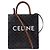 Céline Vertical Cabas Triomphe Canvas Tote Bag Schultertasche Small Tan - Ansicht 2