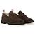 Thom Browne Mocassini Penny in camoscio Signature RWB - vista 6