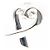 Tiffany & Co Orecchini Paloma Picasso Loving Heart Silver - vista 3