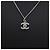 Chanel Cubic Pendant Necklace with Logo - view 4