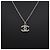 Chanel Cubic Pendant Necklace with Logo - view 6