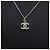 Chanel Cubic Pendant Necklace with Logo - view 9