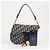Dior Saddle Strap Bag Jacquard Braun - Ansicht 9