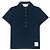 Thom Browne Polo de jersey de crepe de algodón con cuello redondo