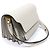 Marni Borsa a tracolla Trunk Medium in Saffiano Grigio - vista 3
