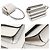 Marni Borsa a tracolla Trunk Medium in Saffiano Grigio - vista 5