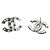 Chanel Pearl CC Silver Ohrringe - Ansicht 4