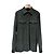Tom Ford Camisa de algodão com colarinho e bolso Khaki