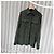 Tom Ford Camisa de algodão com colarinho e bolso Khaki - vista 2
