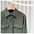 Tom Ford Camisa de algodão com colarinho e bolso Khaki - vista 4
