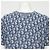 Dior Blue Oblique Kurzarm-Strickpullover für Herren, Relaxed Fit, aus Terry-Baumwolle - Ansicht 2