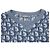 Dior Blue Oblique Kurzarm-Strickpullover für Herren, Relaxed Fit, aus Terry-Baumwolle - Ansicht 5