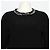 Hermès Strickpullover aus Woll-Kaschmir-Mischung mit Ausschnitt-Detail Black - Ansicht 2