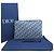 Dior Pochette piatta Oblique Jacquard con tracolla Blu