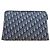 Dior Pochette piatta Oblique Jacquard con tracolla Blu - vista 5
