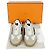 Hermès Sneakers Jet da uomo Beige Noir - vista 15