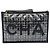 Chanel Clutch in PVC e Tweed Nero (Model - vista 2