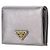 Prada Saffiano Triangle Logo Compact Wallet - view 3