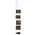 Fendi Carteira FF Diamond Zip Around Brown ADYM - vista 2