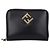 Fendi Carteira FF Diamond Zip Around Preta