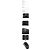 Fendi Carteira FF Diamond Zip Around Preta - vista 2