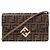 Fendi Borsa a tracolla FF Diamond Chain Brown