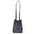 Fendi Mini Borsa Secchiello in Jacquard FF Blu Scuro