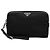 Prada Necessaire de beleza preta em nylon