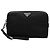 Prada Necessaire de beleza preta em nylon - vista 2