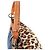 Bolso 2WAY Miu Miu de denim estampado leopardo azul marino - vue 7