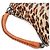 Bolso 2WAY Miu Miu de denim estampado leopardo azul marino - vue 8