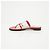 Prada Lackierte transparente Sandalen Rot - Ansicht 11