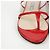 Prada Lackierte transparente Sandalen Rot - Ansicht 5