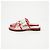 Prada Lackierte transparente Sandalen Rot - Ansicht 6