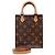 Louis Vuitton Monogram Petit Sac Plat Tote Bag