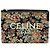 Céline Clutch mit besticktem Blumen-Logo