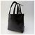 Prada Borsa Tote in pelle con logo impresso Nero - vista 3