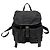 Prada Zaino in nylon con due tasche Nero Medium