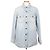 Off White Jeanshemd Blau