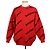 Balenciaga Pull en maille Multi Logo Rouge