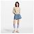 Louis Vuitton Mini Shorts en Denim Monogram - vue 6