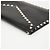 Valentino Clutch a Busta Rockstud in Pelle Nera - vista 6