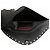 Valentino Clutch a Busta Rockstud in Pelle Nera - vista 9